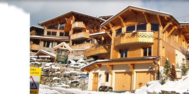 front of chalet